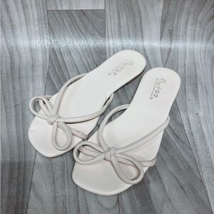 Elegant White Women's Sandals